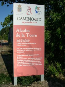 El camino del Cid en Alcoba de la Torre