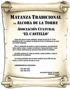 Cartel publicitario de la Matanza 2011