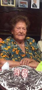 La abuela mica cumple 96 años