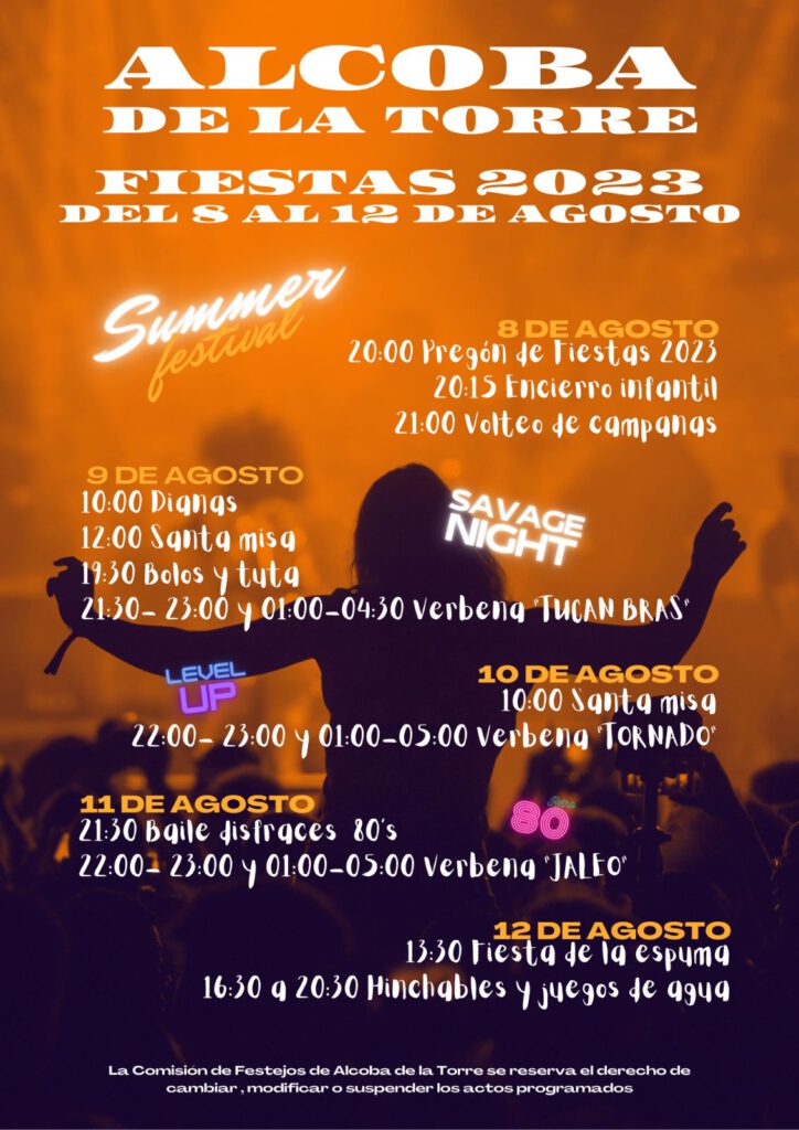 Cartel de fiestas 2023